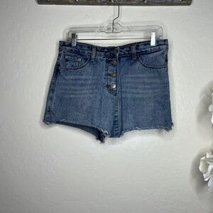 c&c denim wear short skirt M